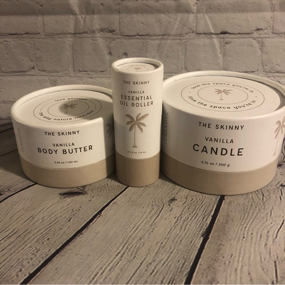 The Skinny - Aromatherapy Body Butter, Essential Oil Roller, & Candle Bundle - Picture 2 of 10